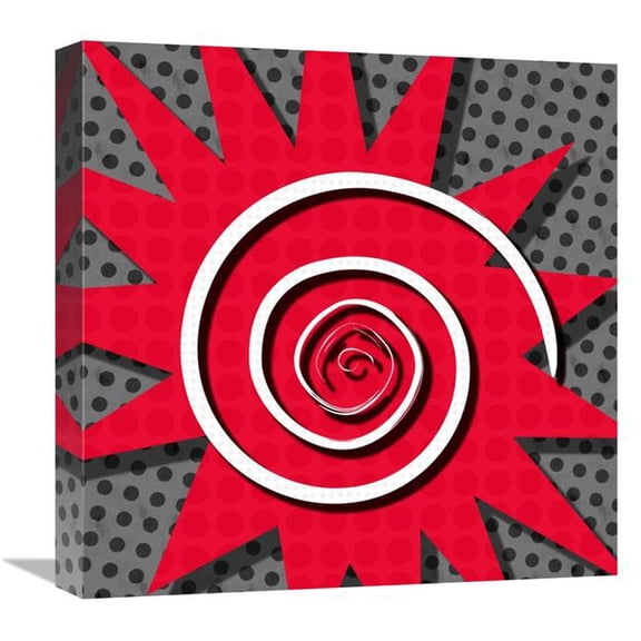 Global Gallery GCS-388389-1818-142 18 x 18 in. Word Power - Spiral Art Print - BG.Studio