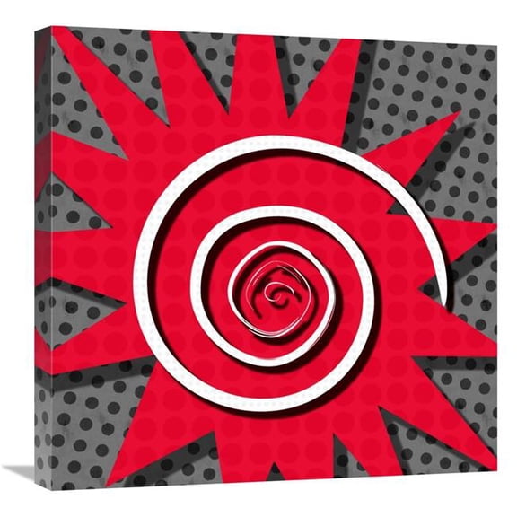 Global Gallery GCS-388389-2424-142 24 x 24 in. Word Power - Spiral Art Print - BG.Studio