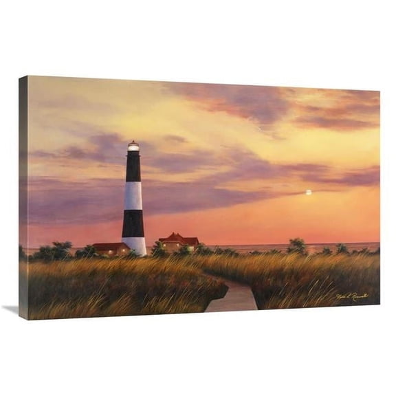 Global Gallery GCS-393936-2436-142 24 x 36 in. Fire Island Lighthouse Art Print - Diane Romanello