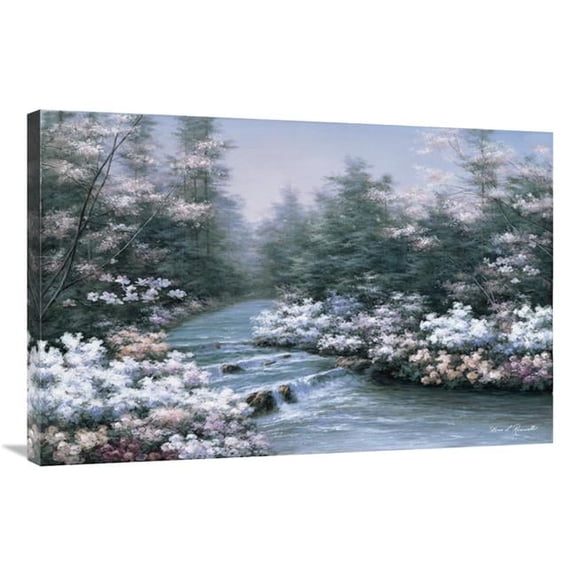 Global Gallery GCS-393938-2436-142 24 x 36 in. River Cascade Art Print - Diane Romanello