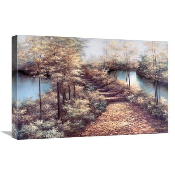 Global Gallery GCS-393966-1624-142 16 x 24 in. Autumn Leaves Art Print - Diane Romanello