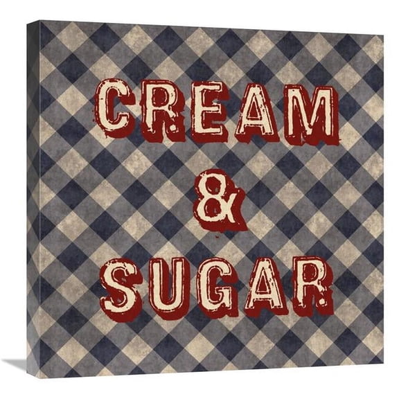 Global Gallery GCS-394018-2424-142 24 x 24 in. Cream & Sugar Art Print - BG.Studio