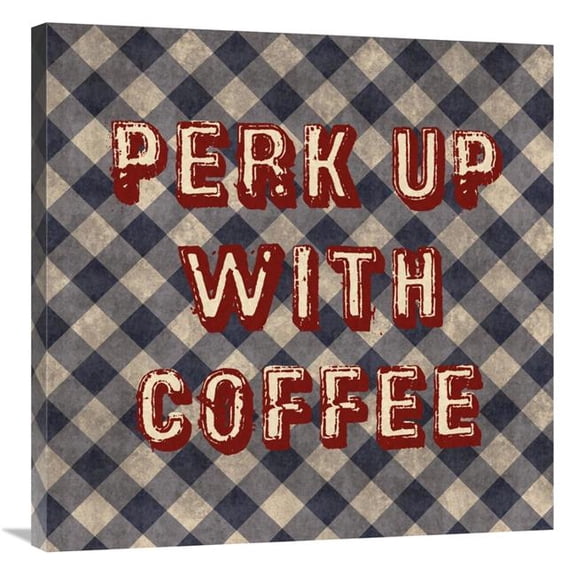Global Gallery GCS-394019-3030-142 30 x 30 in. Perk Up with Coffee Art Print - BG.Studio