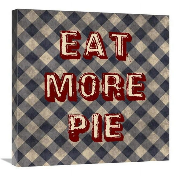 Global Gallery GCS-394022-2424-142 24 x 24 in. Eat More Pie Art Print - BG.Studio