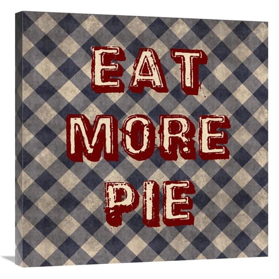 Global Gallery GCS-394022-3030-142 30 x 30 in. Eat More Pie Art Print - BG.Studio