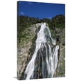 thumbnail image 1 of Global Gallery GCS-452467-30-142 30 in. Bowen Falls Cascading Down Cliff, Milford Sound, New Zealand Art Print - Konrad Wothe, 1 of 1