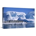 thumbnail image 1 of Global Gallery GCS-453391-1624-142 16 x 24 in. Adelie Penguins Diving From Icefloe in Hope Bay, Antarctica Art Print - Colin Monteath, 1 of 1