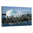 thumbnail image 1 of Global Gallery GCS-453395-2436-142 24 x 36 in. Adelie Penguins Coming Ashore to Rookery, Brown Bluff, Antarctica Art Print - Colin Monteath, 1 of 1