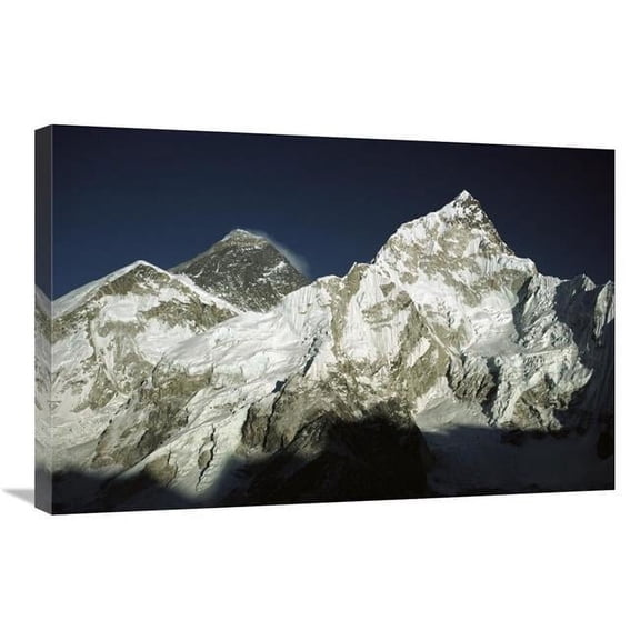 Global Gallery GCS-453422-2030-142 20 x 30 in. Mt Everest & Mt Nuptse Seen From Kala Pattar, Khumbu, Himalaya, Nepal Art Print - Colin Monteath