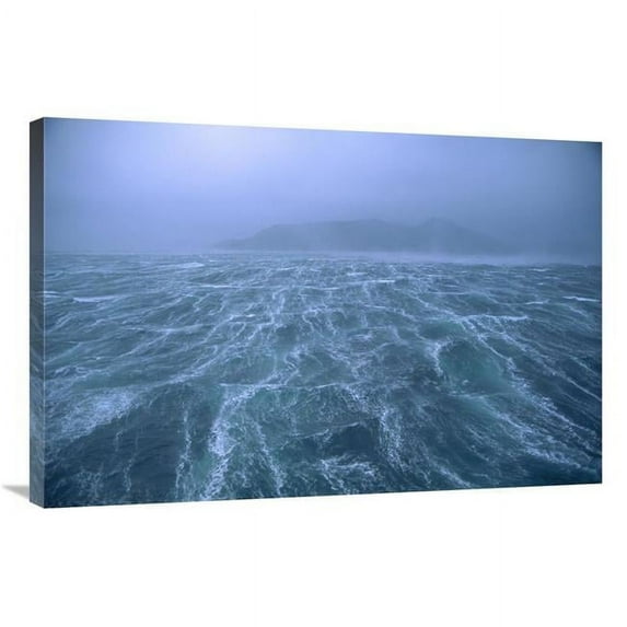 Global Gallery GCS-453429-2436-142 24 x 36 in. Storm with 80 Knot Winds in Drake Passage, Cape Horn, Chile Art Print - Colin Monteath