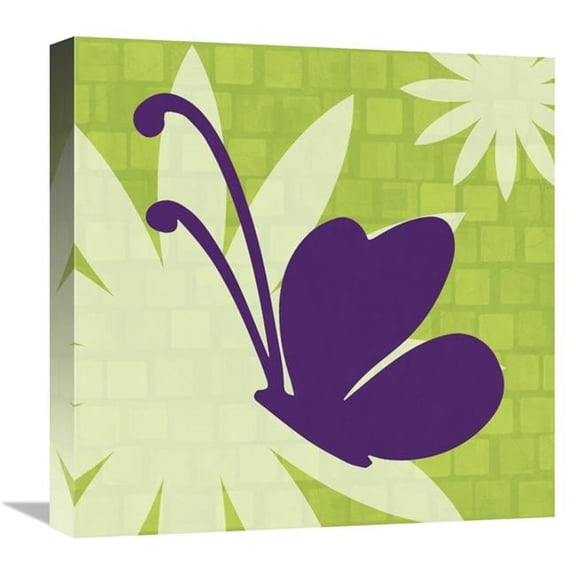 Global Gallery GCS-454898-1818-142 18 x 18 in. Bright Bugs - Butterfly Art Print - BG.Studio