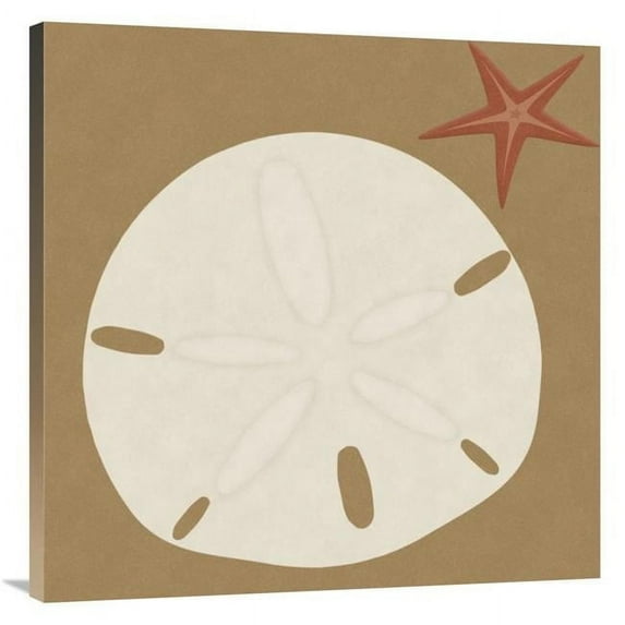 Global Gallery GCS-454908-3636-142 36 x 36 in. Summer Fun - Sand Dollar Art Print - BG.Studio