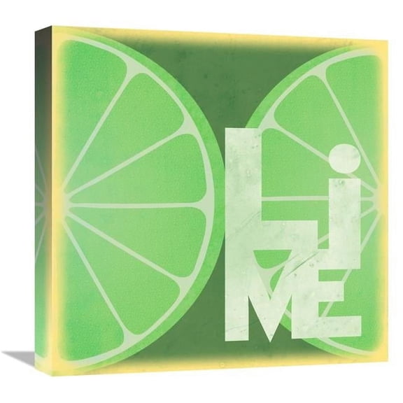 Global Gallery GCS-458093-1818-142 18 x 18 in. Citrus - Lime Art Print - BG.Studio