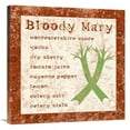 thumbnail image 1 of Global Gallery GCS-458095-3030-142 30 x 30 in. Cocktail Recipes - Bloody Mary Art Print - BG.Studio, 1 of 1
