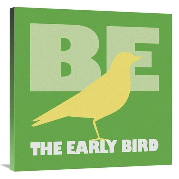 Global Gallery GCS-458100-3030-142 30 x 30 in. Morning Sentiments - Early Bird Art Print - BG.Studio