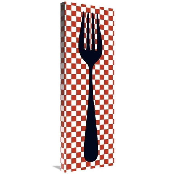 Global Gallery GCS-467113-1236-142 12 x 36 in. Mealtime - Picnic - Fork Art Print - BG.Studio