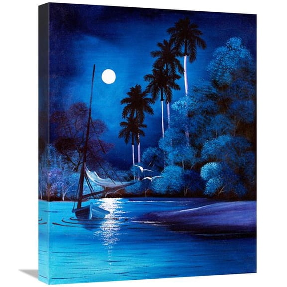 Global Gallery GCS-477308-1824-142 18 x 24 in. Blue Acres Art Print - Felix Aloarez