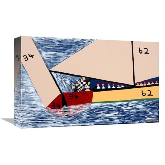 Global Gallery GCS-479191-1218-142 12 x 18 in. Exuma Regatta Art Print - Ulrick Fox