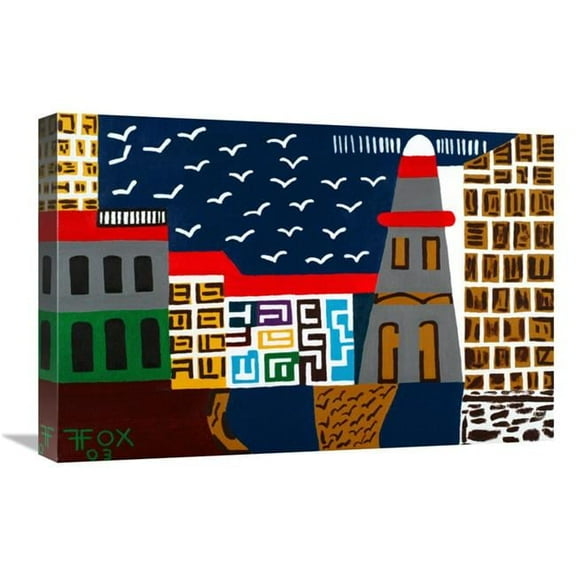 Global Gallery GCS-479349-1624-142 16 x 24 in. Lighthouse Series - No.6 Art Print - Ulrick Fox