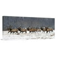 thumbnail image 1 of Global Gallery GCS-486576-40-142 40 in. Running in the Snow Art Print - Vic Schendel, 1 of 1