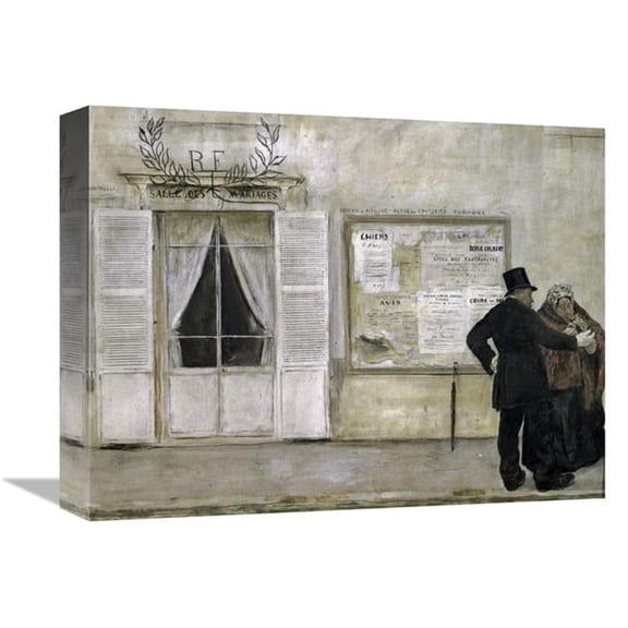 Global Gallery Guests Awaiting a Wedding Art Print - Jean-Francois Raffaelli