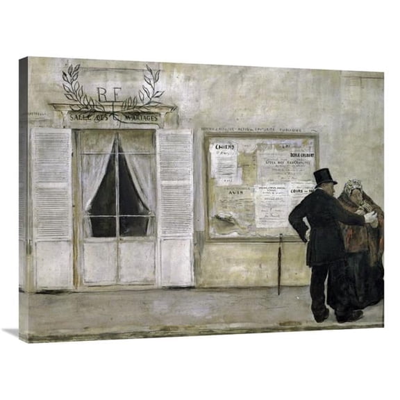 Global Gallery Guests Awaiting a Wedding Art Print - Jean-Francois Raffaelli