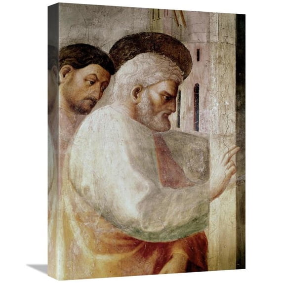 Global Gallery Healing of the Cripple & the Resurrection Oftabitha Art Print - Masaccio - 22in.