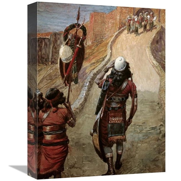 Global Gallery Jepthah Sees His Daughter From Afar Art Print - James Tissot