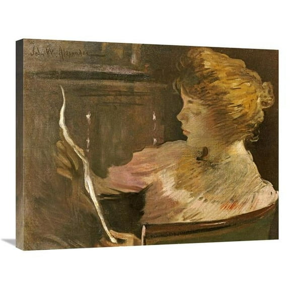 Global Gallery Jesse Steele Reading Art Print - John White Alexander