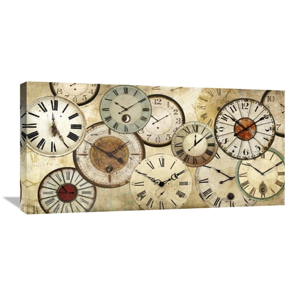 Global Gallery Joannoo,'Timepieces' Stretched Canvas Artwork