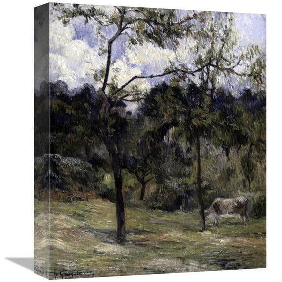 Global Gallery Landscape of Normandy Art Print - Paul Gauguin
