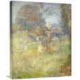 thumbnail image 1 of Global Gallery  Landscape with Haystack Art Print, 1 of 1