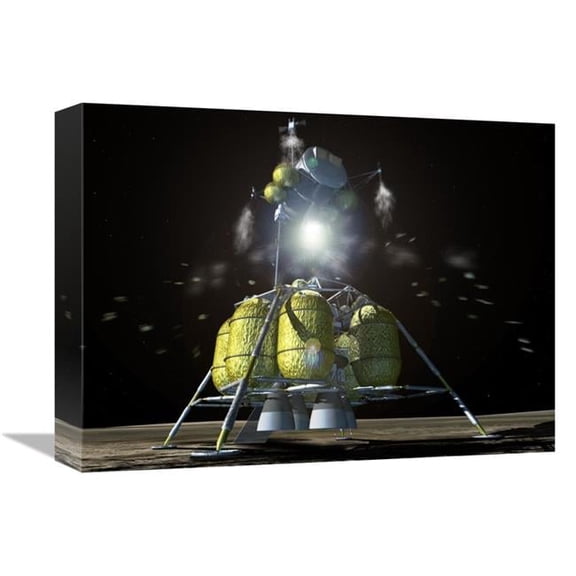 Global Gallery  Launch of Lunar Surface Access Module - Project Constellation Art Print - NASA