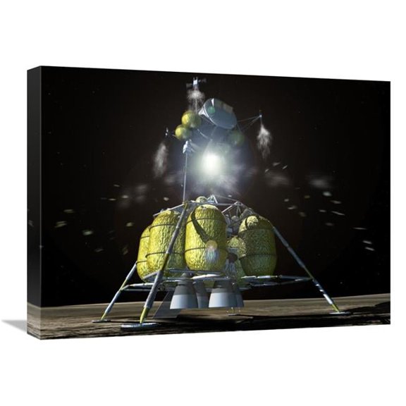 Global Gallery  Launch of Lunar Surface Access Module - Project Constellation Art Print - NASA