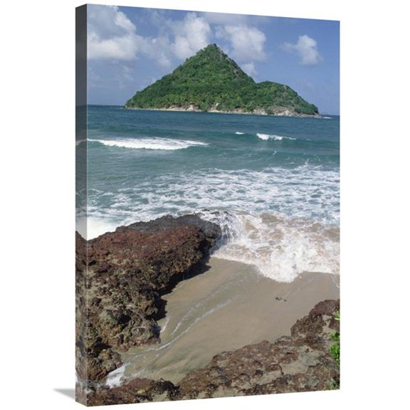 Global Gallery Little Tobago Island - Tobago - Caribbean Art Print