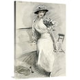 thumbnail image 1 of Global Gallery  Madame Paris Sitting on Bench Art Print - Paul-Cesar Helleu, 1 of 1