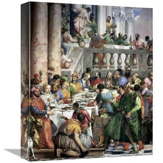 Global Gallery Marriage at Cana - Detail Art Print - Paolo Veronese