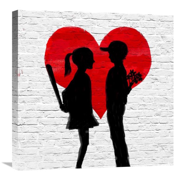 Global Gallery Masterfunk collective,'Lesson Number 1' Stretched Canvas Artwork