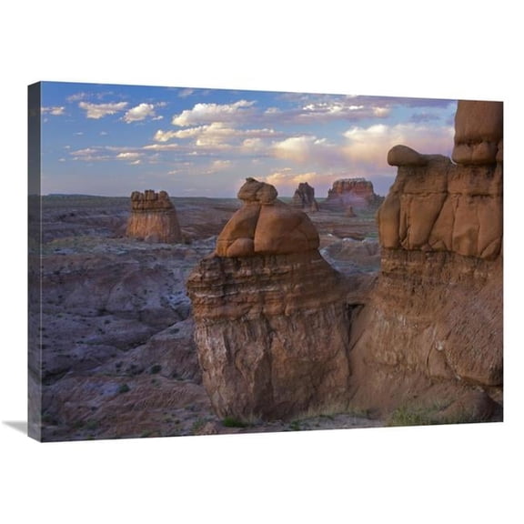 Global Gallery  Mollys Castle Seen From Goblin Valley - Utah Art Print - Tim Fitzharris