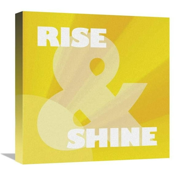 Global Gallery GCS-458102-1818-142 18 x 18 in. Morning Sentiments - Rise & Shine Art Print - BG.Studio