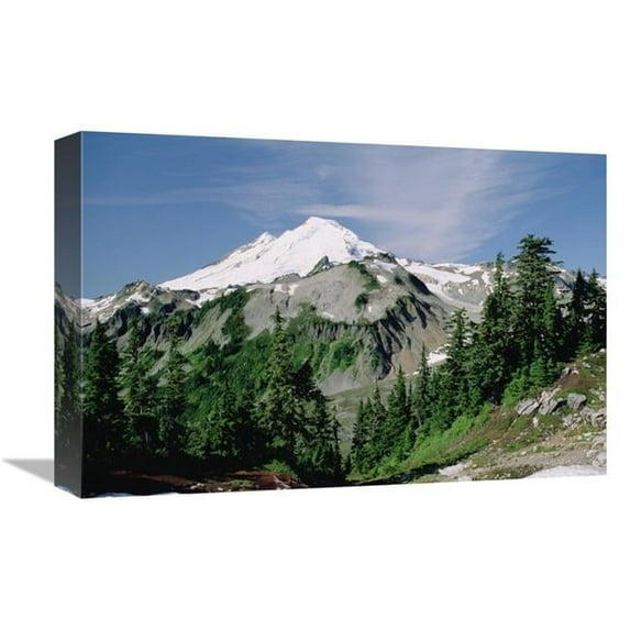 Global Gallery Mt Baker - Cascade Mountains - Washington Art Print