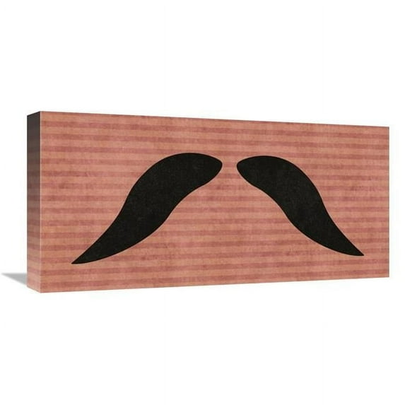 Global Gallery GCS-398814-1224-142 12 x 24 in. Mustache - Walrus Art Print - BG.Studio