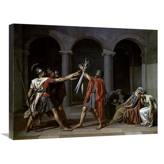 Global Gallery Oath of the Horatii Art Print - Jacques-Louis David