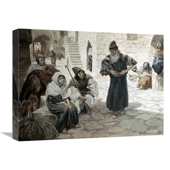 Global Gallery Old Man Invites the Levite Art Print - James Tissot