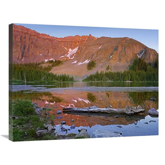 Global Gallery  Palmyra Peak Reflected in Alta Lake Near Telluride - Colorado Art Print