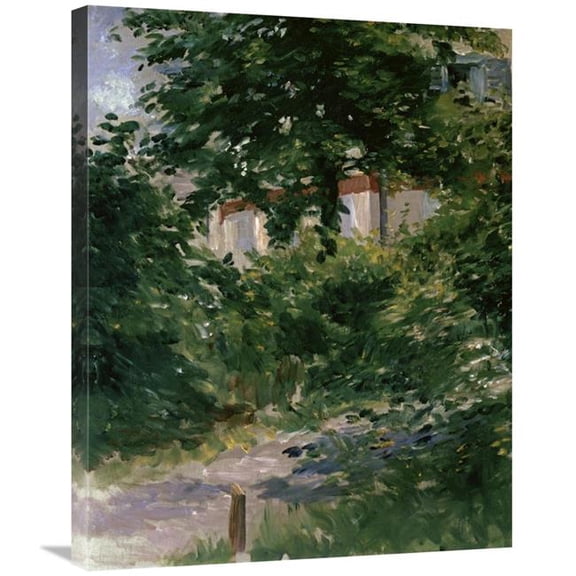 Global Gallery Path in the Rueil Garden Art Print - Edouard Manet