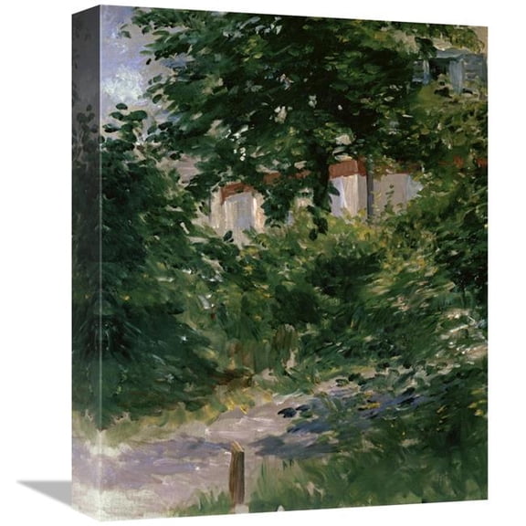 Global Gallery Path in the Rueil Garden Art Print - Edouard Manet