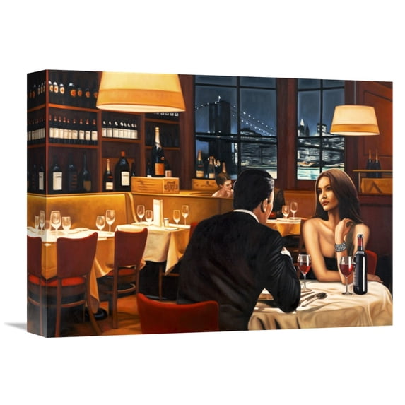 Global Gallery Pierre Benson,'Evening' Stretched Canvas Artwork