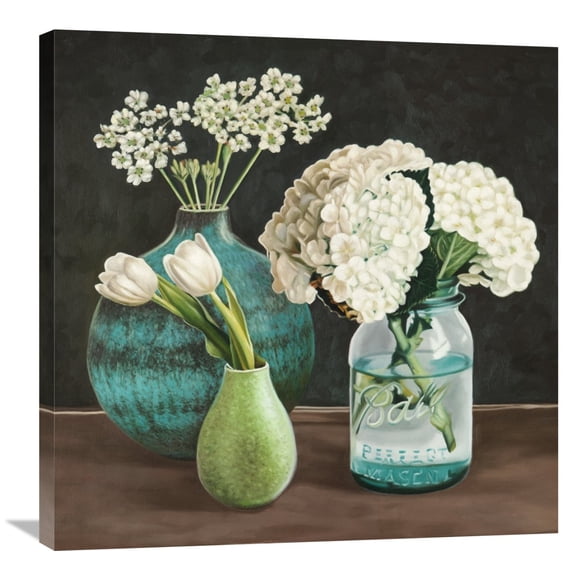 Global Gallery Pierre Benson,'Petit Fleuriste I' Stretched Canvas Artwork