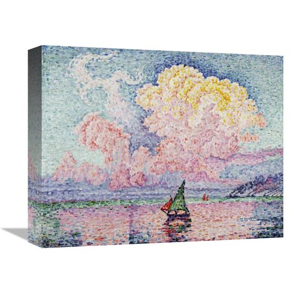 Global Gallery  Pink Clouds - Antibes Art Print - Paul Signac